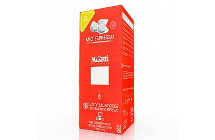 Kávové pody Musetti Mio Espresso 18 ks