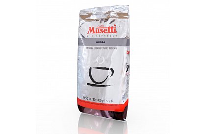 Zrnková káva Musetti Rossa 1kg