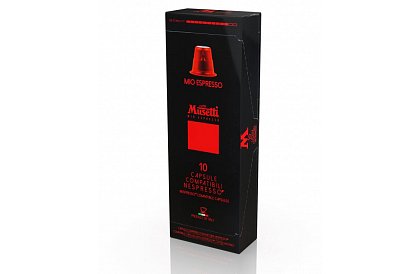 Nespresso® kompatibilní kapsle kávy Musetti MIO Espresso 10 ks
