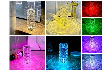Dotyková RGB stolní lampa – Crystal Diamond