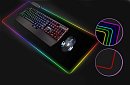 Herní podložka pod myš a klávesnici s RGB podsvícením - 80 x 30 cm