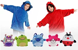 Kids Hoodie 3 v 1 –  Polštářová mikina - Mikina, polštář a hračka