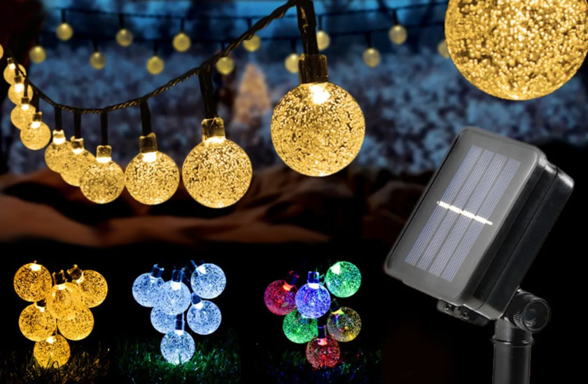 Levně Dekorativní venkovní solární řetěz s 40 LED – Lights Balls