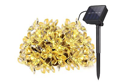 Dekorativní venkovní solární řetěz s 40 LED – Lights Flowers