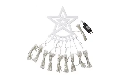Vánoční LED světelný řetěz - vodopád s hvězdou