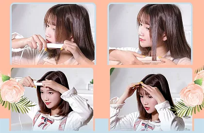 Mini cestovní žehlička na vlasy