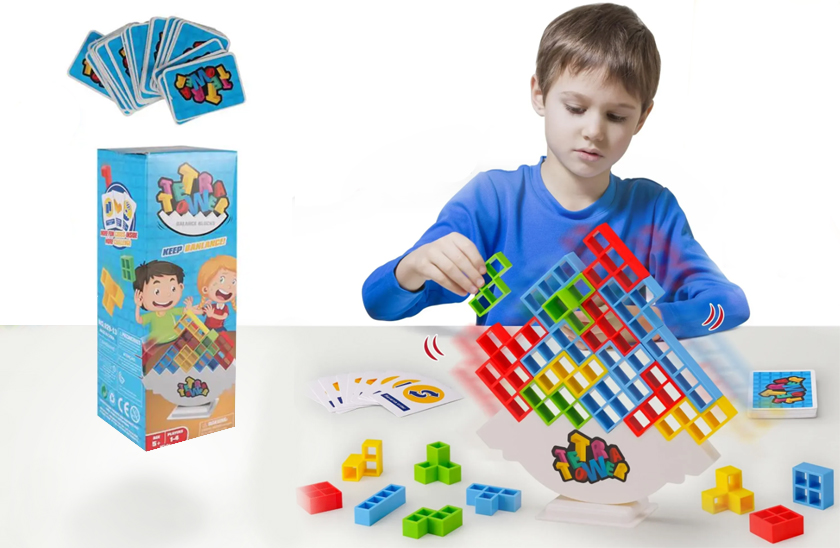 Levně Logická hra Tetris Tower - pro děti i dospělé