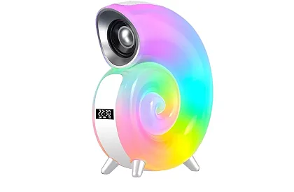 Bluetooth reproduktor s hodinami a LED lampou – Šnek – KP-556