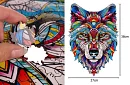 Dřevěné puzzle vlk - 170 dílů - 38 x 27 cm