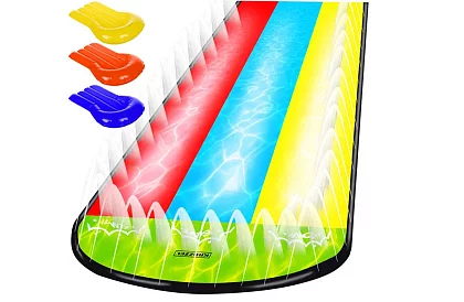 Trojitá vodní skluzavka s vodotryskem + 3 plavidla