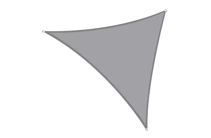 Stínící sluneční plachta trojúhelník 4 x 4 x 4 m – Šedá