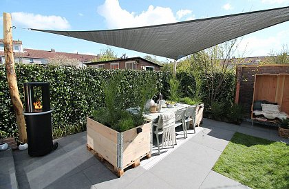 Stínící sluneční plachta trojúhelník 3 x 3 x 3 m – Šedá