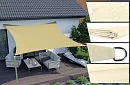 Stínící sluneční plachta 4 x 3 m – Béžová