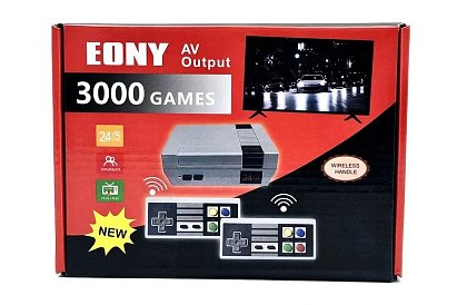 Herní retro konzole EONY s 3000 hrami a 2 bezdrátovými ovladači