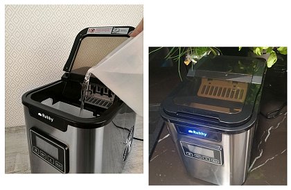 Výrobník ledu 12 kg/den – 3 velikosti kostek, časovač