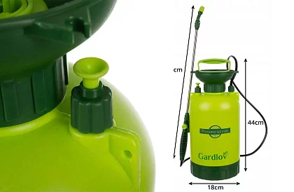 Ruční tlakový postřikovač GARDLOV 5 litrů – kompaktní síla pro vaši zahradu