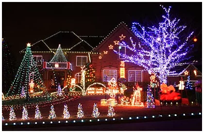 Vánoční venkovní LED řetězy - Efektní světelný řetěz - 10 metrů