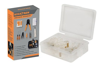 Kabelový tester a krimpovací sada – vše pro instalaci vaší ethernet sítě