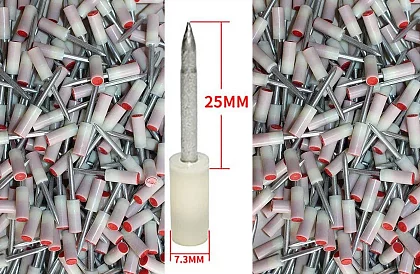 Náhradní nastřelovací hřebíky pro NailFixer – 25 mm – 30 ks