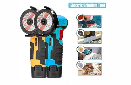 AKU úhlová mini bruska HAYAMI – 1023 – kufřík + 2 baterie