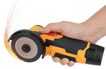 AKU úhlová mini bruska HAYAMI – 1023 – kufřík + 2 baterie