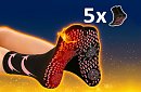 Samohřejivé ponožky s turmalínem - 5 párů