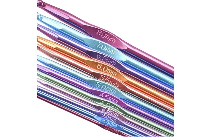 Háčky na háčkování - 12 kusů