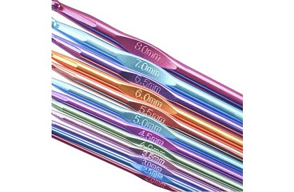 Háčky na háčkování - 12 kusů