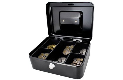 Kovová pokladnička