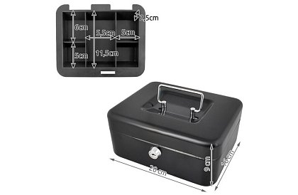 Kovová pokladnička