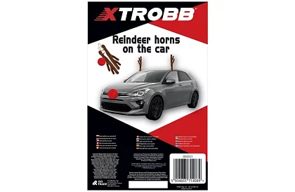 Sobí parohy a nos – dekorace pro váš vůz