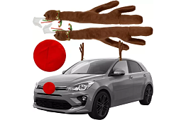 Sobí parohy a nos – dekorace pro váš vůz