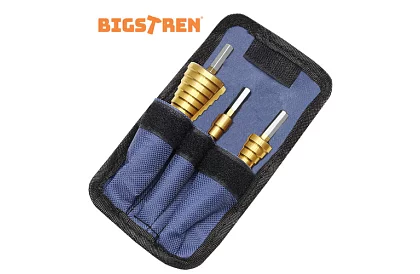 Sada kónických vrtáků na plech - 3ks