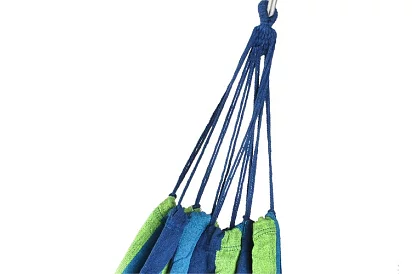 Závěsná zahradní houpací síť pro dva