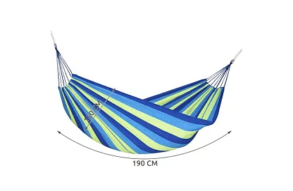 Závěsná zahradní houpací síť pro dva