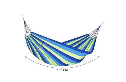 Závěsná zahradní houpací síť pro dva