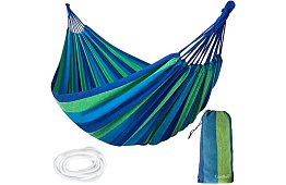 Závěsná zahradní houpací síť pro dva