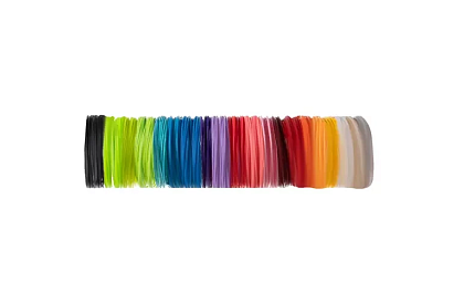 PLA filamenty – sada 20 ks x 20 m – mix barev