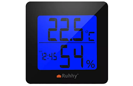 Digitální hodiny s teploměrem a vlhkoměrem