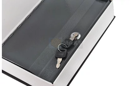 Bezpečný trezor ve tvaru knihy – schránka ukrytá v knize