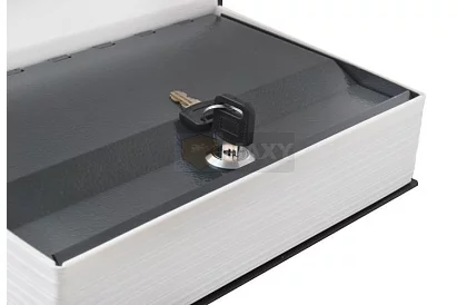 Bezpečný trezor ve tvaru knihy – schránka ukrytá v knize