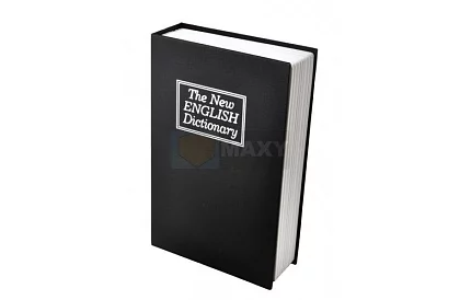 Bezpečný trezor ve tvaru knihy – schránka ukrytá v knize