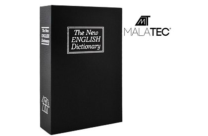 Bezpečný trezor ve tvaru knihy – schránka ukrytá v knize