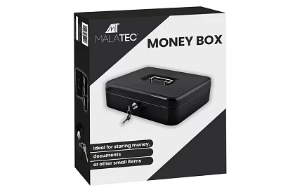 Velká kovová pokladna na peníze