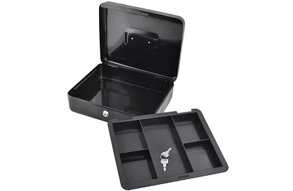 Velká kovová pokladna na peníze