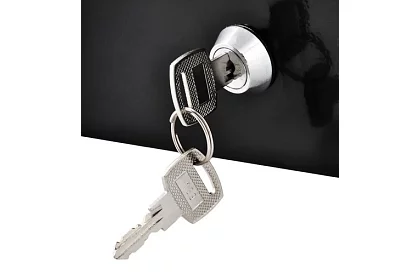 Velká kovová pokladna na peníze