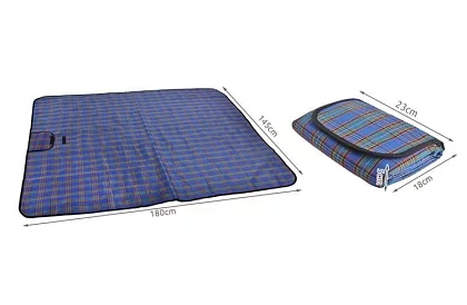 Voděodolná pikniková podložka – modrá