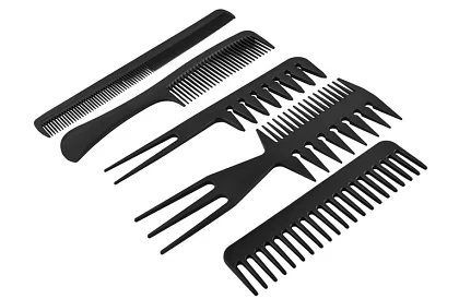 Profesionální kadeřnické hřebeny – sada 10 ks