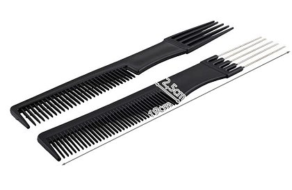 Profesionální kadeřnické hřebeny – sada 10 ks