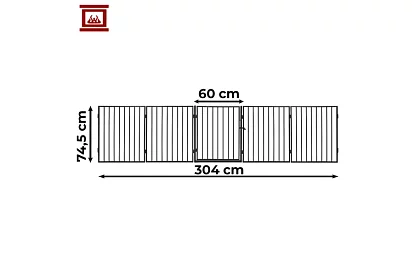 Krbová zábrana před krb